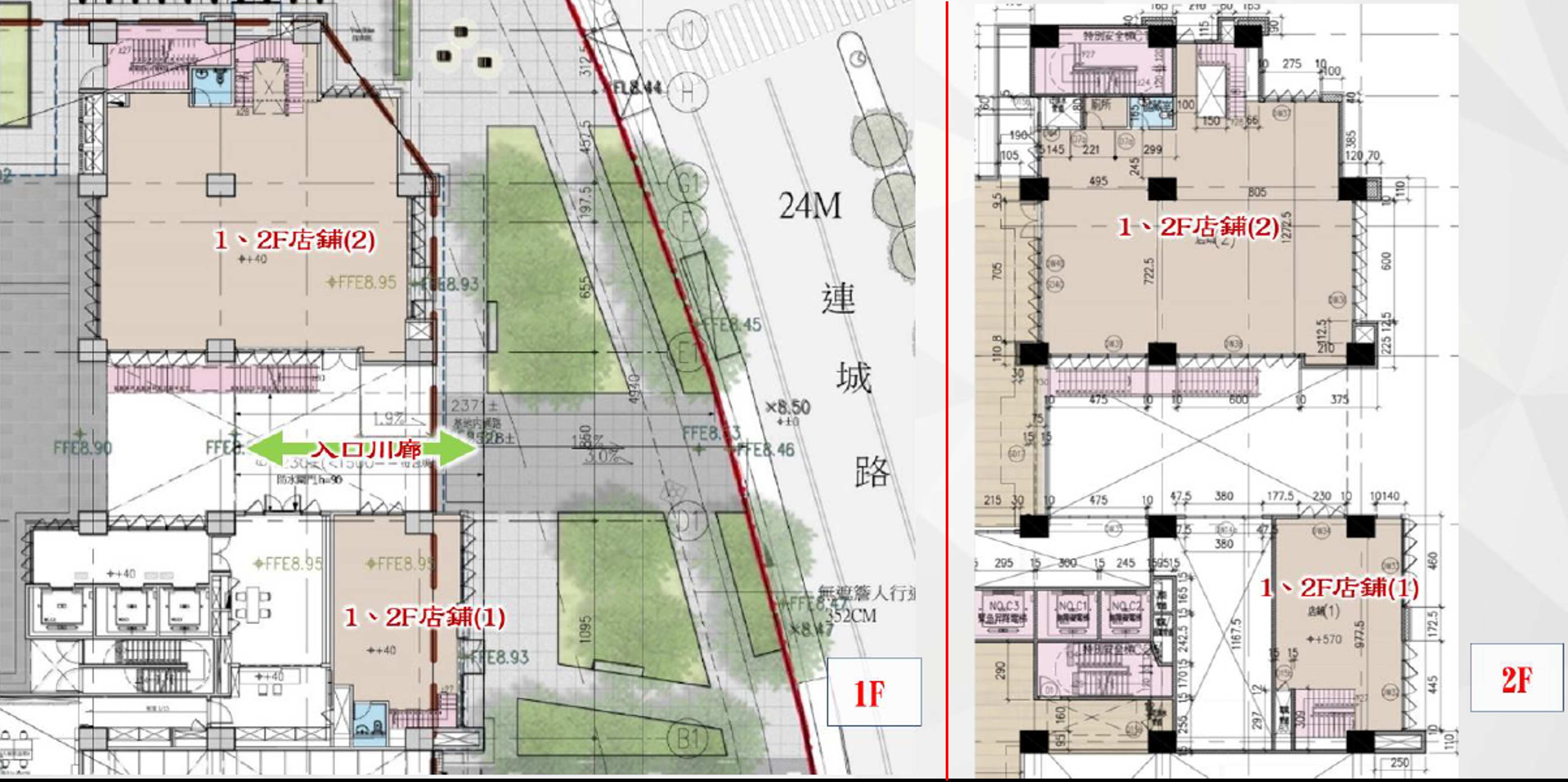 中和安邦店鋪平面圖_示意